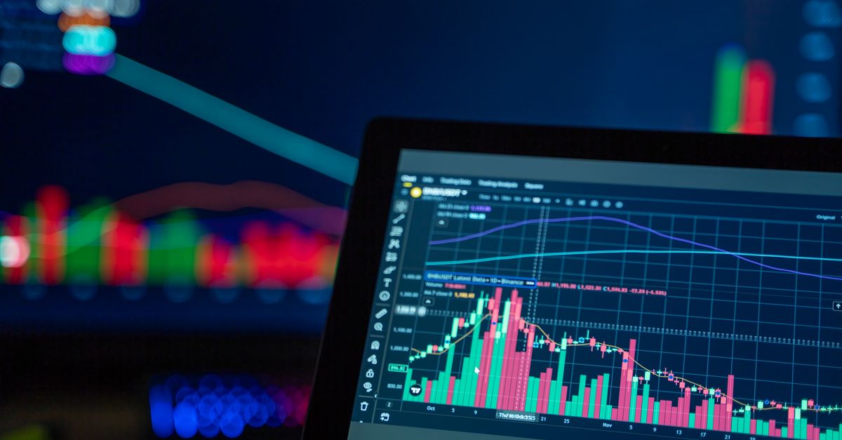 Financiële grafieken van een beleggingsfonds